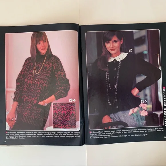 Knitting With Simplicity Magazine 30 Winning Fall Designs Full Patterns Included - Picture 12 of 17